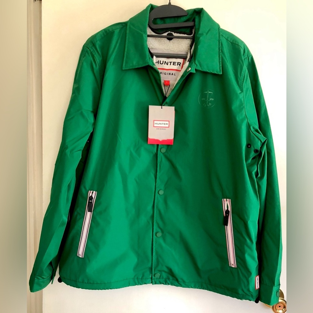 New HUNTER jacket filled wool lined size large